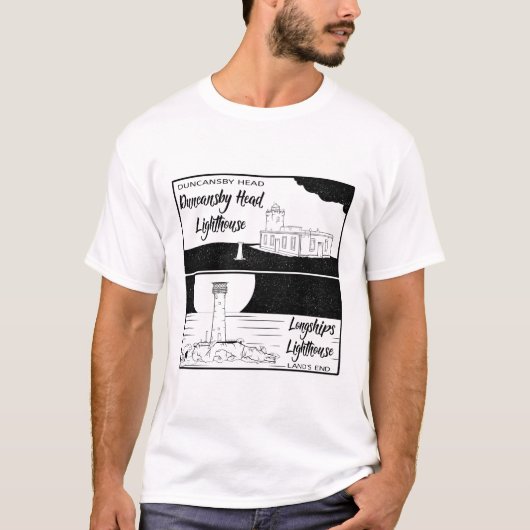 ランド・エンド・ジョン・オーズの灯台 Tシャツ (正面)