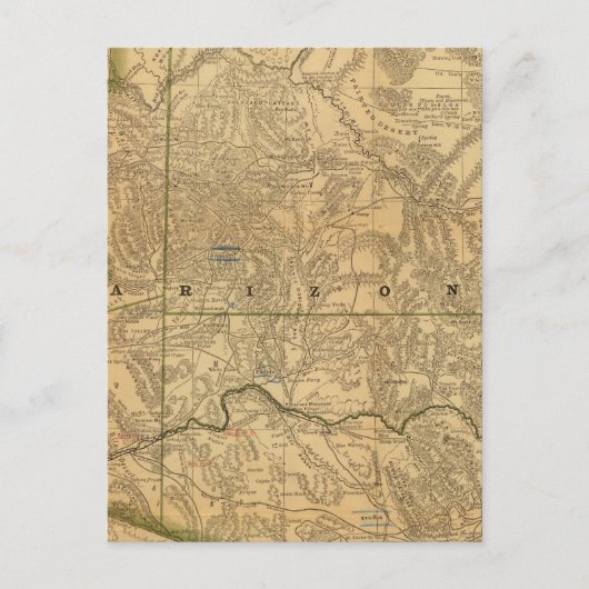 ランド・マクナリーのアリゾナ ポストカード (正面)