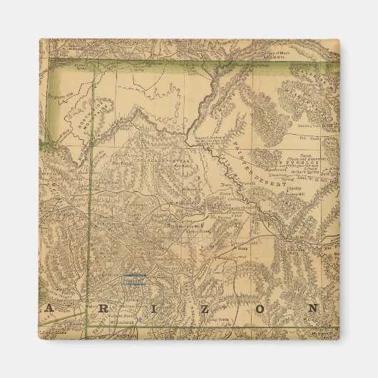 ランド・マクナリーのアリゾナ マグネット (正面)