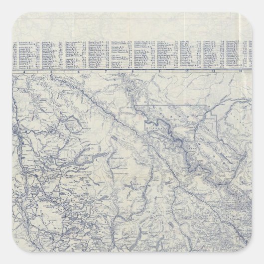 ランド・マクナリー公式1925オートトレイル地図2 スクエアシール (正面)