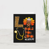 ランドDナースターキー感謝祭デイラブナースリフ カード (正面)