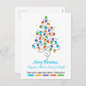 ランドFコンサルタント向けメリークリスマスはがき シーズンポストカード (正面/裏面)