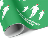 ランナおもしろいー用クリスマスサンタラッピング紙 ラッピングペーパー (ロールコーナー)