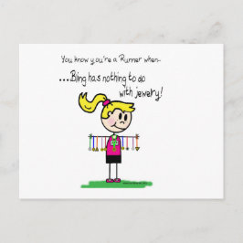 ランナきらきら光る ポストカード