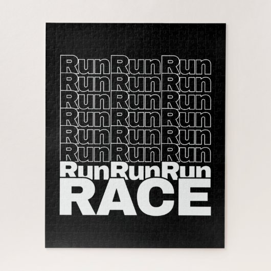 ランナやる気を起こさせるイン・トレーニング引用文-走レース ジグソーパズル (縦)