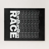 ランナやる気を起こさせるイン・トレーニング引用文-走レース ジグソーパズル (横)