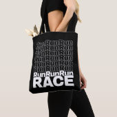 ランナやる気を起こさせるイン・トレーニング引用文-走レース トートバッグ (クローズアップ)