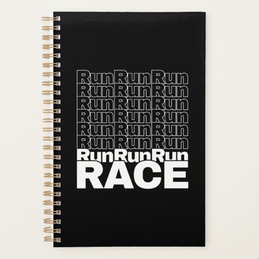 ランナやる気を起こさせるイン・トレーニング引用文-走レース プランナー手帳 (正面)