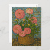 ランナキュラス葉書 ポストカード (正面/裏面)