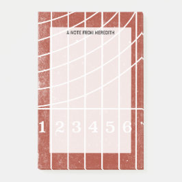 ランナランニングーとコーチのトラックパッド ポストイット