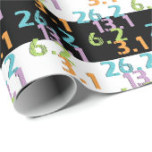 ランナランニングーの距離ラッピング紙 ラッピングペーパー (ロールコーナー)