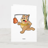 ランナーとしてのクマ カード (裏面)