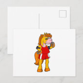 ランナーとしての馬 ポストカード (正面/裏面)