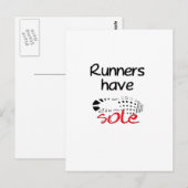 ランナーにはソールがある ポストカード (正面/裏面)