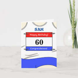 ランナーにハッピー60誕生日カード カード