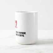 ランナーのためのコーヒー・マグ- 26.2苦痛は一時的です コーヒーマグカップ (中央)