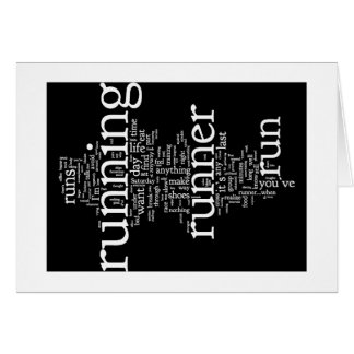 ランナーのための空白のなカード