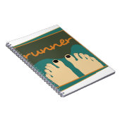 ランナーのつま先 ノートブック (右側)