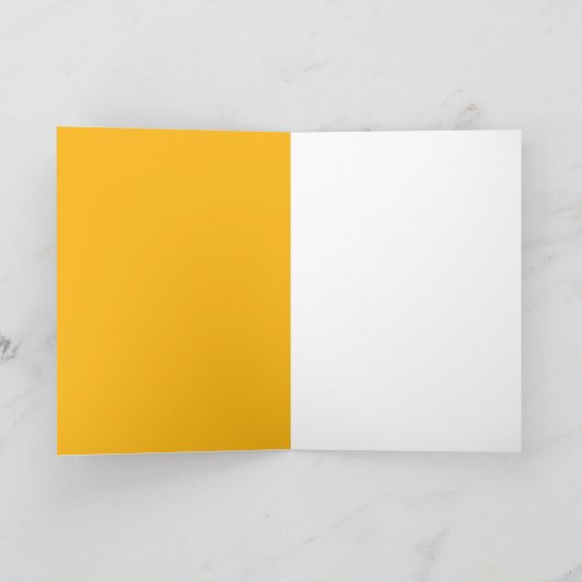 ランナーのひよこの半分のマラソンの挨拶状 カード (内部)