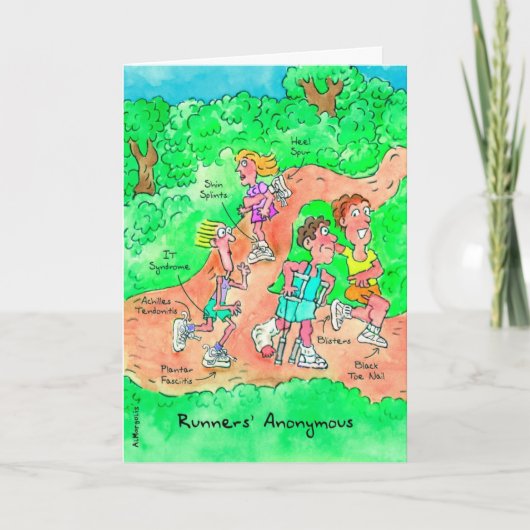 ランナーのウェルカードを取得 – 匿名ランナー カード (正面)