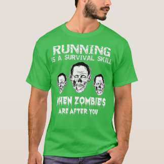 ランナーのハロウィンランニングジョギング Tシャツ