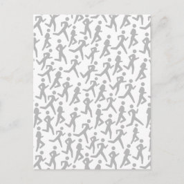 ランナーのパターン ポストカード
