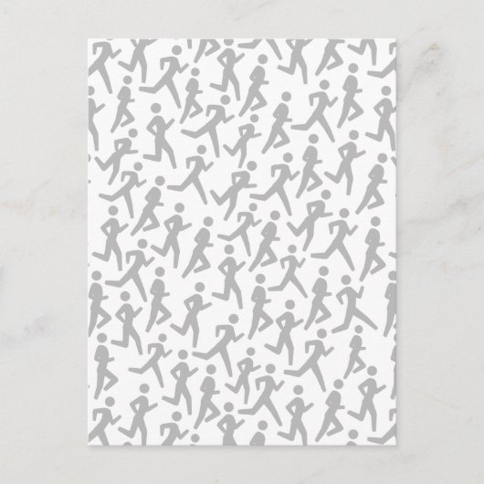 ランナーのパターン ポストカード (正面)