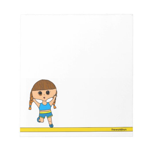 ランナーのメモ帳#8 ノートパッド (正面)