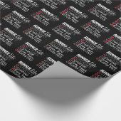 ランナーのライフおもしろいマラソンランニングのチェックリスト ラッピングペーパー (角)