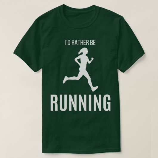 ランナーのランナーギフト Tシャツ (デザイン正面)