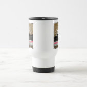 ランナーの単語コラージュ トラベルマグ (中央)