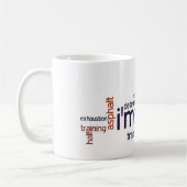 ランナーの単語 コーヒーマグカップ (左)