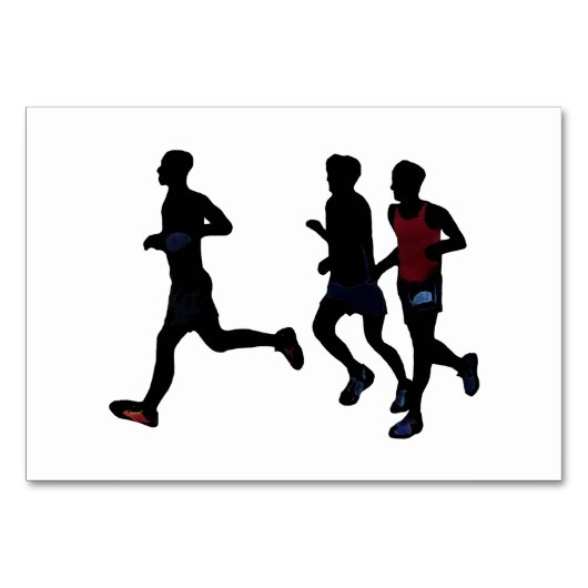 ランナーやフラッシュカード読を丹念に宣伝する テーブルナンバー (正面)