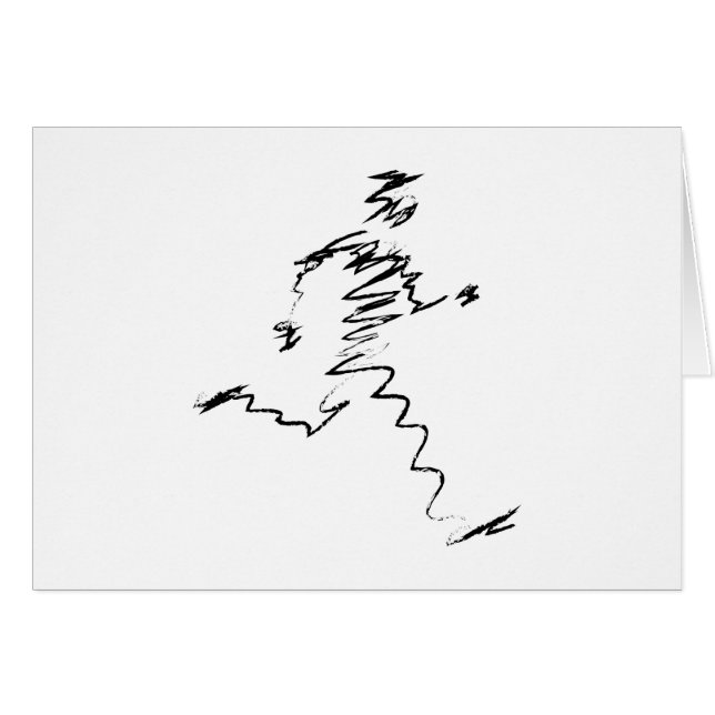 ランナーカッコいいイラストレーション (正面横)