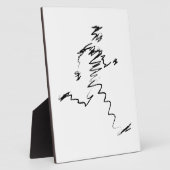 ランナーカッコいいイラストレーション フォトプラーク (側面)