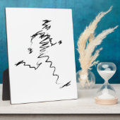 ランナーカッコいいイラストレーション フォトプラーク (側面)