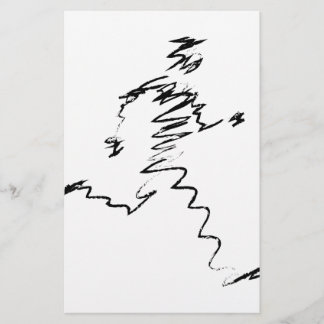 ランナーカッコいいイラストレーション 便箋