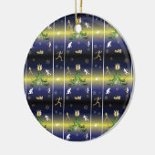 ランナークリスマスツリー – 女ランニングの子の木 セラミックオーナメント (左)