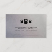 ランナースタイル化ロゴ | ケトルベル 予約カード (裏面)