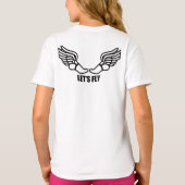 ランナーズウィングランニングズのシュートラックランナー Tシャツ (裏面)