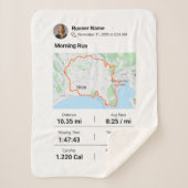 ランナーズギフトブランケット シェルパブランケット (正面)