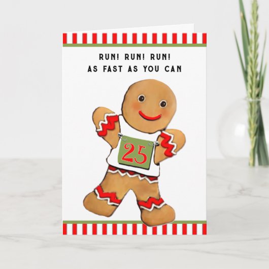 ランナーズクリスマス シーズンカード (正面)