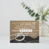 ランナーズコラやる気を起こさせるージ ポストカード (スタンド正面)