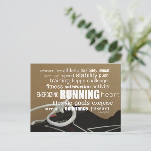 ランナーズコラやる気を起こさせるージ ポストカード (スタンド正面)