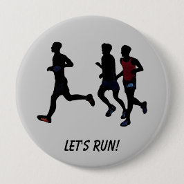 ランナーズスポーツ走ボタンの準備 缶バッジ