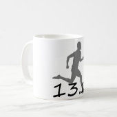 ランナーズゾーンハーフマラソンのギフトとアパレル コーヒーマグカップ (正面左)