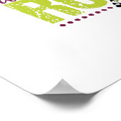 ランナータイポグラフィ引用文ポスター ポスター (角)