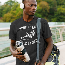 ランナートラックとフィールドカスタムのチーム名または文字