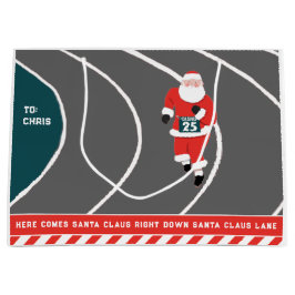 ランナートラック&フィールドクリスマスラージ抱き枕 ラージペーパーバッグ