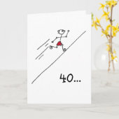 ランナーマン カード (黄色い花)